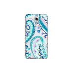 Senada General Mobile Gm 5 Plus İle Uyumlu Kılıf 0.4Mm Lazer Kesim Silikon Kapak Geo Yapraklar