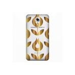 Senada General Mobile Gm 5 Plus İle Uyumlu Kılıf 0.4Mm Lazer Kesim Silikon Kapak Golden