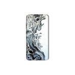 Senada General Mobile Gm 5 Plus İle Uyumlu Kılıf 0.4Mm Lazer Kesim Silikon Kapak Granit Mermer