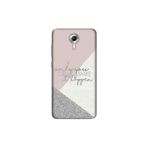 Senada General Mobile Gm 5 Plus İle Uyumlu Kılıf 0.4Mm Lazer Kesim Silikon Kapak Happen