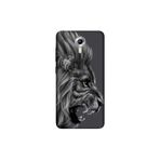 Senada General Mobile Gm 5 Plus İle Uyumlu Kılıf 0.4Mm Lazer Kesim Silikon Kapak Kara Aslan