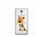 Senada General Mobile Gm 5 Plus İle Uyumlu Kılıf 0.4Mm Lazer Kesim Silikon Kapak Köpek Kedi