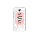Senada General Mobile Gm 5 Plus İle Uyumlu Kılıf 0.4Mm Lazer Kesim Silikon Kapak Let Dream Love