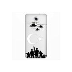 Senada General Mobile Gm 5 Plus İle Uyumlu Kılıf 0.4Mm Lazer Kesim Silikon Kapak Mehmetçik