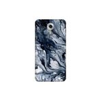 Senada General Mobile Gm 5 Plus İle Uyumlu Kılıf 0.4Mm Lazer Kesim Silikon Kapak Mermer Desen
