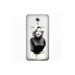 Senada General Mobile Gm 5 Plus İle Uyumlu Kılıf 0.4Mm Lazer Kesim Silikon Kapak Monroe