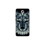 Senada General Mobile Gm 5 Plus İle Uyumlu Kılıf 0.4Mm Lazer Kesim Silikon Kapak Neon Vahşi Kurt