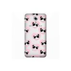 Senada General Mobile Gm 5 Plus İle Uyumlu Kılıf 0.4Mm Lazer Kesim Silikon Kapak Panda