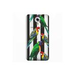 Senada General Mobile Gm 5 Plus İle Uyumlu Kılıf 0.4Mm Lazer Kesim Silikon Kapak Papağan
