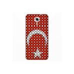 Senada General Mobile Gm 5 Plus İle Uyumlu Kılıf 0.4Mm Lazer Kesim Silikon Kapak Parçalı Bayrak