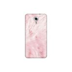 Senada General Mobile Gm 5 Plus İle Uyumlu Kılıf 0.4Mm Lazer Kesim Silikon Kapak Pembe Tüy