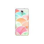 Senada General Mobile Gm 5 Plus İle Uyumlu Kılıf 0.4Mm Lazer Kesim Silikon Kapak Renkli Dağlar Uyumlu