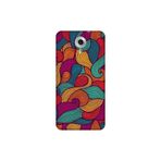 Senada General Mobile Gm 5 Plus İle Uyumlu Kılıf 0.4Mm Lazer Kesim Silikon Kapak Renkli Dalga