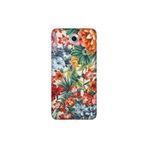 Senada General Mobile Gm 5 Plus İle Uyumlu Kılıf 0.4Mm Lazer Kesim Silikon Kapak Sanatsal Çiçek