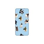 Senada General Mobile Gm 5 Plus İle Uyumlu Kılıf 0.4Mm Lazer Kesim Silikon Kapak Şirin Pug Köpek