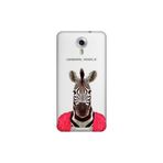 Senada General Mobile Gm 5 Plus İle Uyumlu Kılıf 0.4Mm Lazer Kesim Silikon Kapak Şirin Zebra
