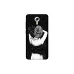 Senada General Mobile Gm 5 Plus İle Uyumlu Kılıf 0.4Mm Lazer Kesim Silikon Kapak Siyah Aşk