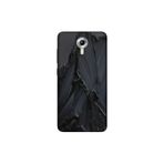 Senada General Mobile Gm 5 Plus İle Uyumlu Kılıf 0.4Mm Lazer Kesim Silikon Kapak Siyah Beton