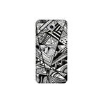 Senada General Mobile Gm 5 Plus İle Uyumlu Kılıf 0.4Mm Lazer Kesim Silikon Kapak Siyah/Beyaz
