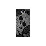 Senada General Mobile Gm 5 Plus İle Uyumlu Kılıf 0.4Mm Lazer Kesim Silikon Kapak Skuller