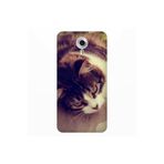 Senada General Mobile Gm 5 Plus İle Uyumlu Kılıf 0.4Mm Lazer Kesim Silikon Kapak Tekir Kedi
