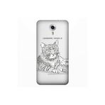 Senada General Mobile Gm 5 Plus İle Uyumlu Kılıf 0.4Mm Lazer Kesim Silikon Kapak Tekir