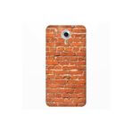Senada General Mobile Gm 5 Plus İle Uyumlu Kılıf 0.4Mm Lazer Kesim Silikon Kapak Tuğla Duvar