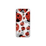 Senada General Mobile Gm 5 Plus İle Uyumlu Kılıf 0.4Mm Lazer Kesim Silikon Kapak Uğurböcekleri