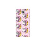 Senada General Mobile Gm 5 Plus İle Uyumlu Kılıf 0.4Mm Lazer Kesim Silikon Kapak Unicorn Donut