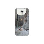 Senada General Mobile Gm 5 Plus İle Uyumlu Kılıf 0.4Mm Lazer Kesim Silikon Kapak Winter York
