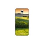 Senada General Mobile Gm 5 Plus İle Uyumlu Kılıf 0.4Mm Lazer Kesim Silikon Kapak Yeşil Doğa