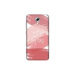 Senada General Mobile Gm 5 Plus İle Uyumlu Kılıf 0.4Mm Lazer Kesim Silikon Kapak You Are Strong