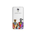 Senada General Mobile Gm 5 Plus İle Uyumlu Kılıf 0.4Mm Lazer Kesim Silikon Kapak Zebra Kaplan Retro