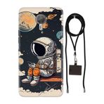 Senada General Mobile Gm 5 Plus İle Uyumlu Kılıf Astro Silikon İpli Boyun Askı Aparatlı