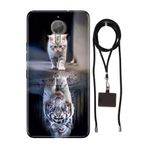 Senada General Mobile Gm 5 Plus İle Uyumlu Kılıf Big Cat Silikon İpli Boyun Askı Aparatlı