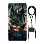 Senada General Mobile Gm 5 Plus İle Uyumlu Kılıf Bruce Wayne Silikon İpli Boyun Askı Aparatlı