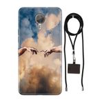 Senada General Mobile Gm 5 Plus İle Uyumlu Kılıf Goddess Silikon İpli Boyun Askı Aparatlı