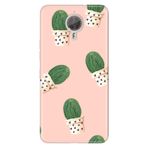 Senada General Mobile Gm 5 Plus İle Uyumlu Kılıf Silikon Desenli Tam Koruma Resimli Cactus