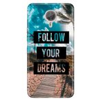 Senada General Mobile Gm 5 Plus İle Uyumlu Kılıf Silikon Desenli Tam Koruma Resimli Follow Your Dreams