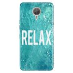 Senada General Mobile Gm 5 Plus İle Uyumlu Kılıf Silikon Desenli Tam Koruma Resimli Relax Mermer