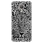 Senada General Mobile Gm 5 Plus İle Uyumlu Kılıf Silikon Desenli Tam Koruma Resimli Vahşi Aslan Sanat