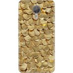Senada General Mobile Gm 5 Plus Kılıf Desenli Baskılı Tpu Rubber Kapak Gold Yaprak - 001-Renkli