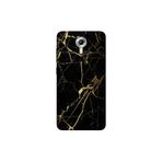 Senada General Mobile Gm 5 Plus Uyumlu İle Uyumlu Kılıf 0.4Mm Lazer Kesim Silikon Kapak Sarı Siyah Mermer