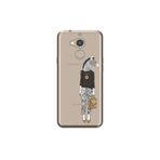 Senada General Mobile Gm 8 İle Uyumlu Kılıf 0.4Mm Lazer Kesim Silikon Kapak Zebra Style