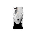 Senada General Mobile Gm 9 Pro İle Uyumlu Kılıf 0.4Mm Lazer Kesim Silikon Kapak Art Girl
