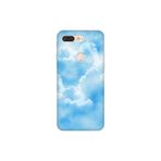 Senada General Mobile Gm 9 Pro İle Uyumlu Kılıf 0.4Mm Lazer Kesim Silikon Kapak Bulut