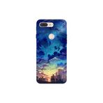Senada General Mobile Gm 9 Pro İle Uyumlu Kılıf 0.4Mm Lazer Kesim Silikon Kapak Cloud City