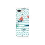 Senada General Mobile Gm 9 Pro İle Uyumlu Kılıf 0.4Mm Lazer Kesim Silikon Kapak Dalga Deniz