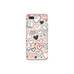Senada General Mobile Gm 9 Pro İle Uyumlu Kılıf 0.4Mm Lazer Kesim Silikon Kapak Desenli Kalpler