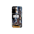 Senada General Mobile Gm 9 Pro İle Uyumlu Kılıf 0.4Mm Lazer Kesim Silikon Kapak Gece New York